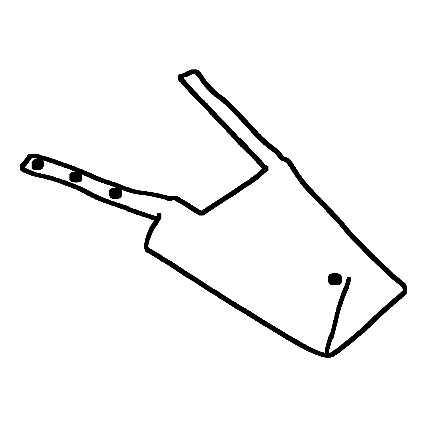 Draagzak tekening