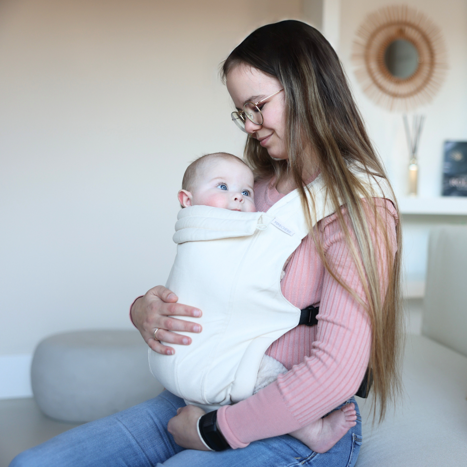 Serenity Baby Draagzak - Ivory Sand